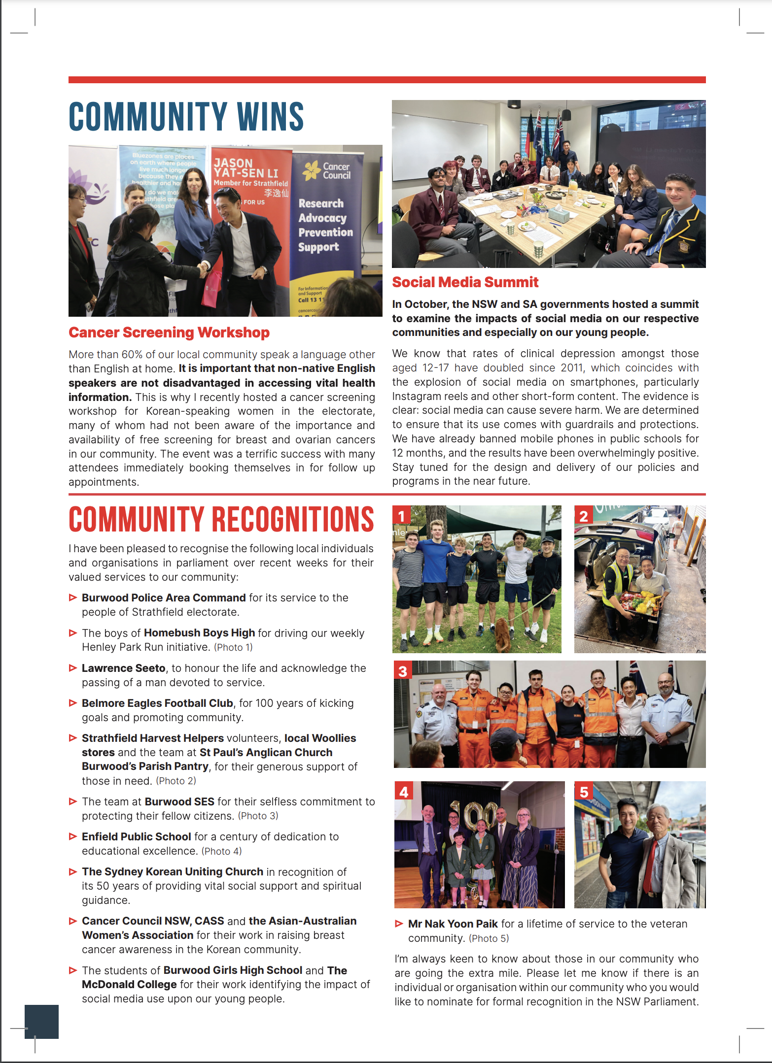 Summer Newsletter page 2